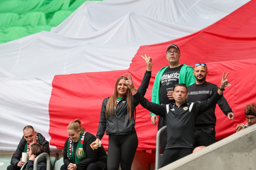 Na zdjęciach mecz Śląska Wrocław z GKS Katowice na Tarczyński Arenie w sobotę 19 kwietnia