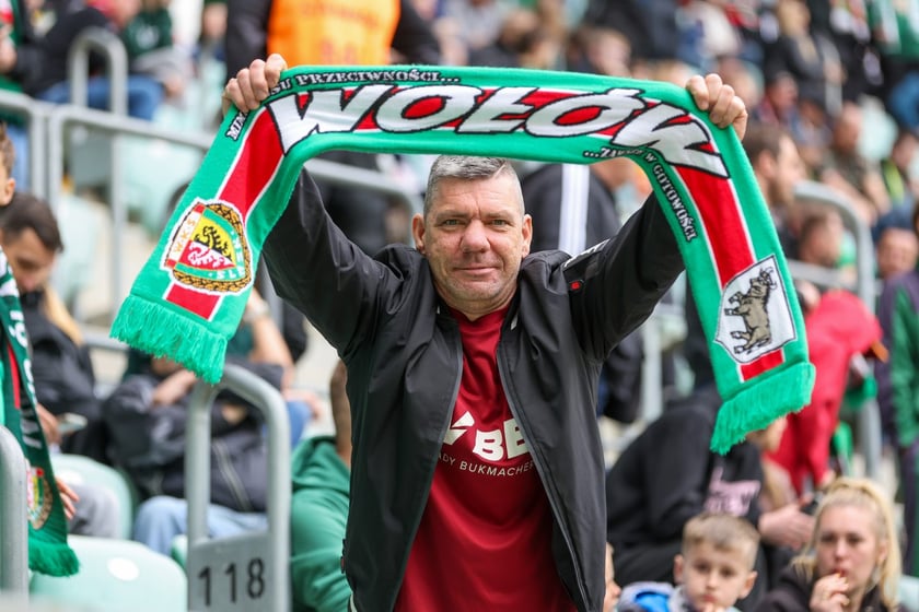Na zdjęciach mecz Śląska Wrocław z GKS Katowice na Tarczyński Arenie w sobotę 19 kwietnia