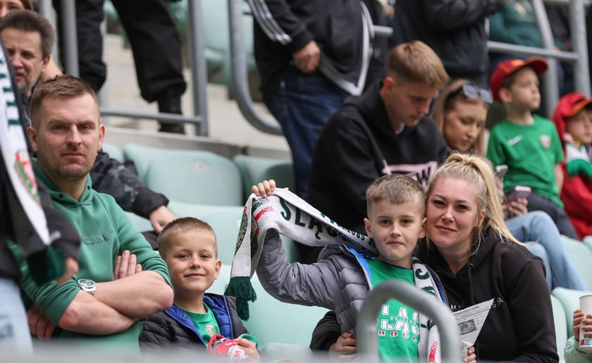 Na zdjęciach mecz Śląska Wrocław z GKS Katowice na Tarczyński Arenie w sobotę 19 kwietnia