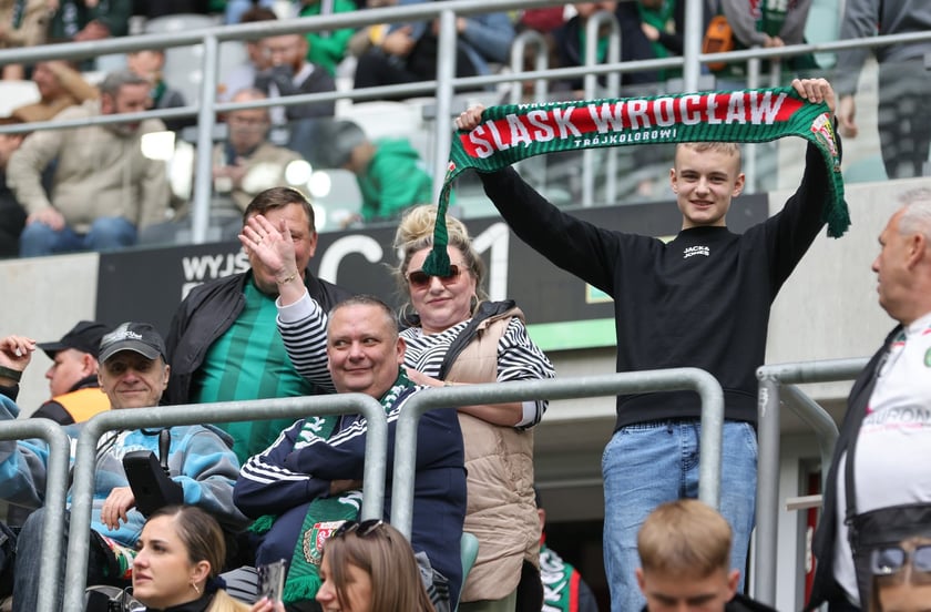 Na zdjęciach mecz Śląska Wrocław z GKS Katowice na Tarczyński Arenie w sobotę 19 kwietnia