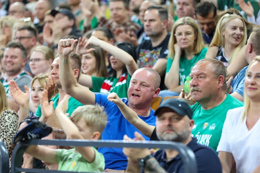 Mecz Śląska ze Stalą (91:87) w Hali Stulecia