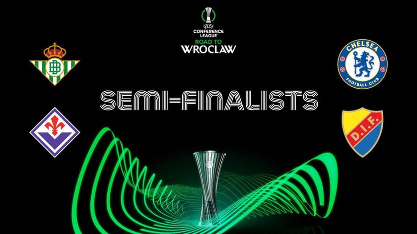 Powiększ obraz: Półfinaliści Ligi Konferencji 2024/2025