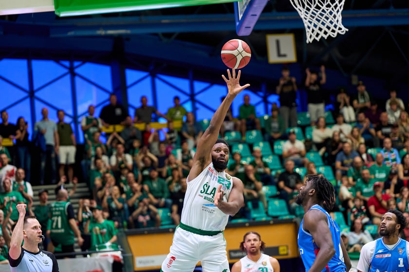 Śląsk pokonał Polski Cukier na początek długiego weekendu w Orlen Basket Lidze - zdjęcia