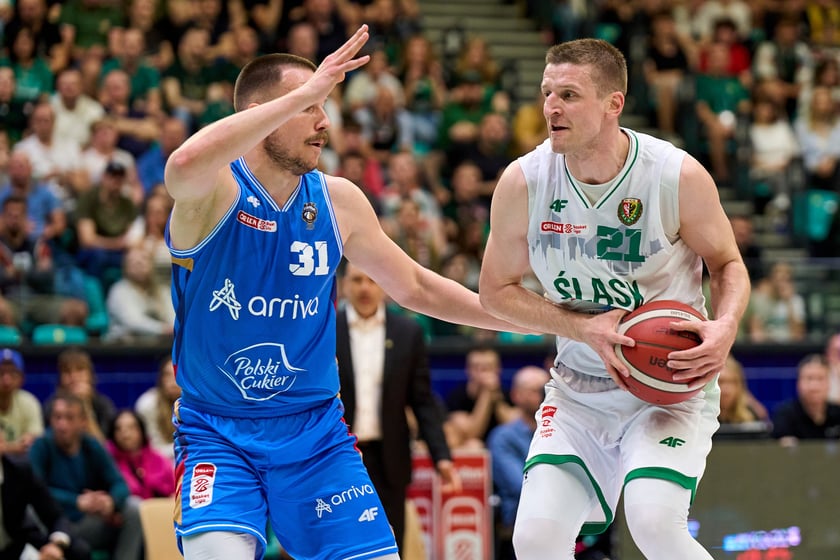 Śląsk pokonał Polski Cukier na początek długiego weekendu w Orlen Basket Lidze - zdjęcia