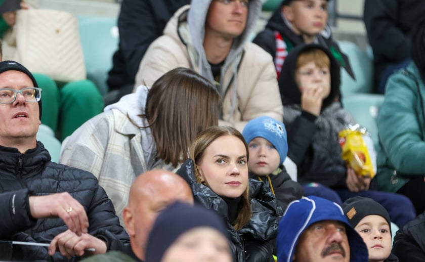 Kibice na meczu Śląska z Jagiellonią