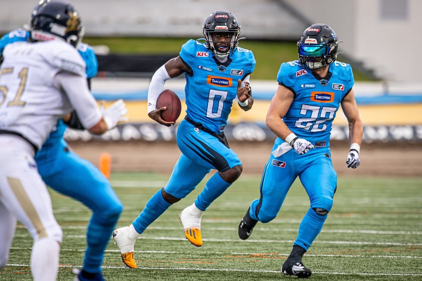 Panthers Wrocław pokonali Fehervar Enthroners 55:12 podczas pierwszego spotkania European League of Football 2025