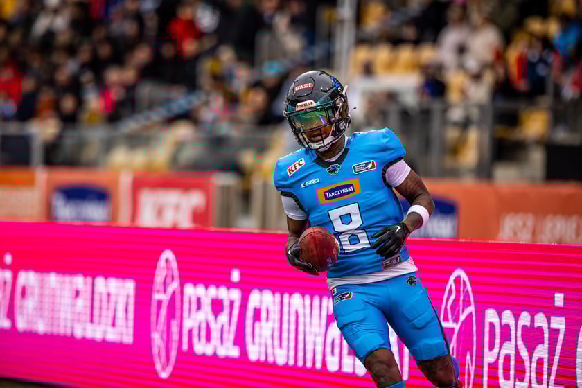 Panthers Wrocław pokonali Fehervar Enthroners 55:12 podczas pierwszego spotkania European League of Football 2025