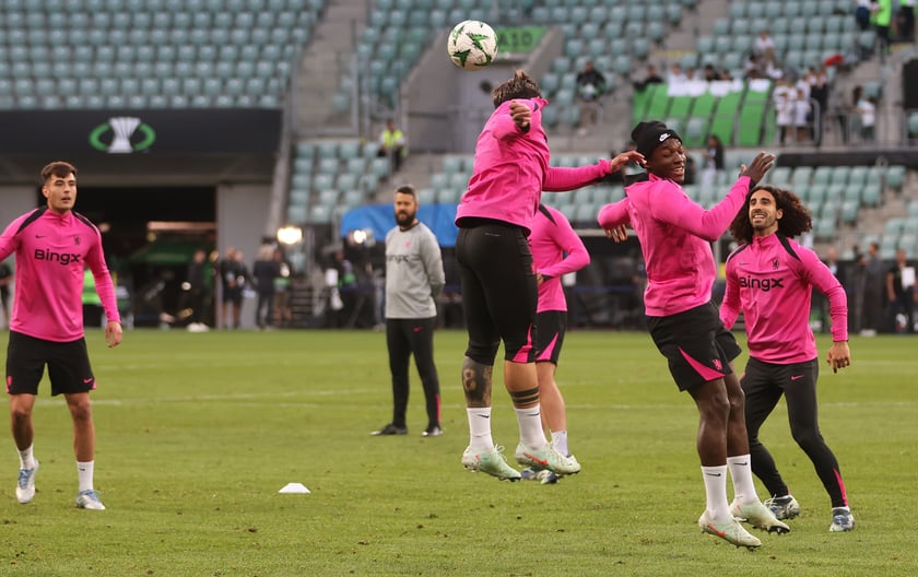 Trening Chelsea na stadionie we Wrocławiu. 27.05.2025