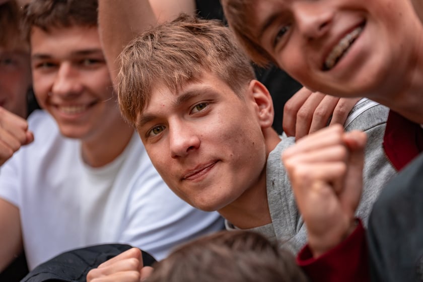 Pokazowy mecz w strefie Fan Festival w rynku, 28 maja 2025
