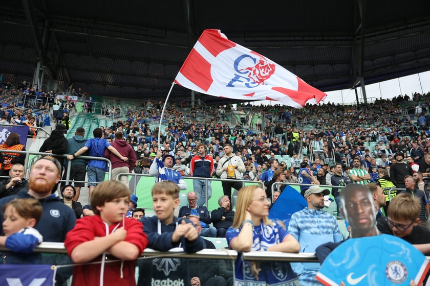 Finał Ligi Konferencji Chelsea F.C - Real Betis we Wrocławiu - zdjęcia kibiców