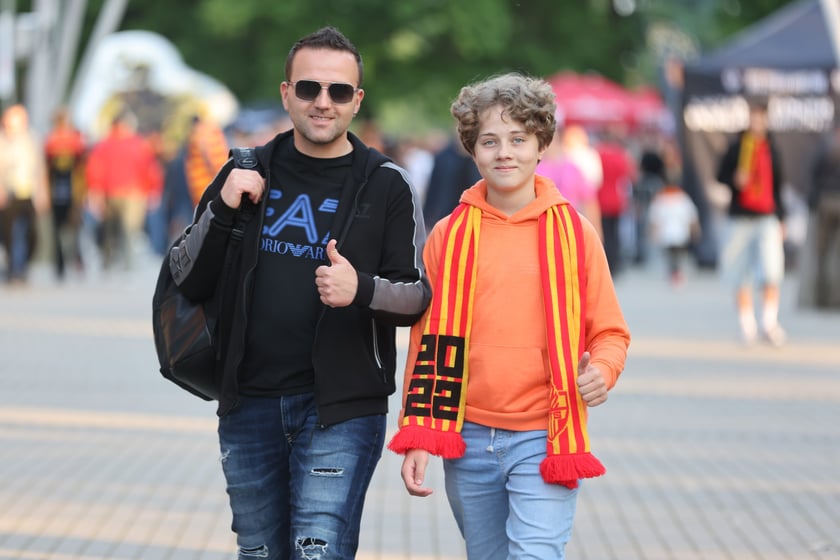 Kibice przed Stadionem Olimpijskim przed meczem Betard Sparta Wrocław - Włókniarz Częstochowa - 30 maja 2025 r.
