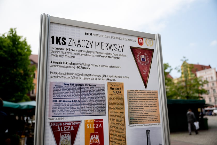 80 lat Pierwszego Klubu Sportowego Ślęza Wrocław, plac Solny we Wrocławiu