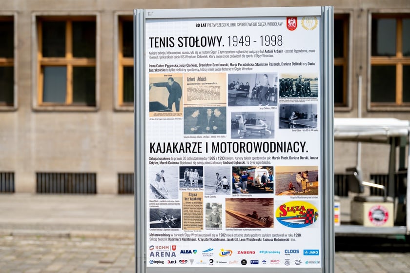 80 lat Pierwszego Klubu Sportowego Ślęza Wrocław, plac Solny we Wrocławiu