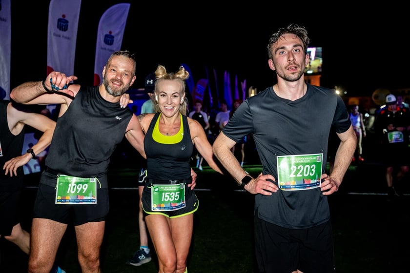 Uczestnicy 11. PKO Nocnego Wrocław Półmaratonu