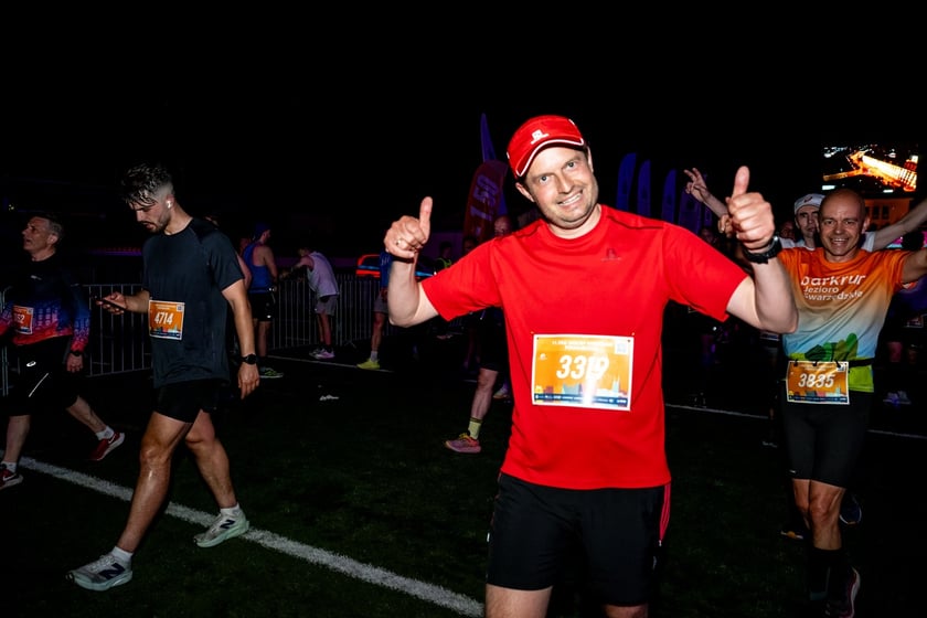 Uczestnicy 11. PKO Nocnego Wrocław Półmaratonu
