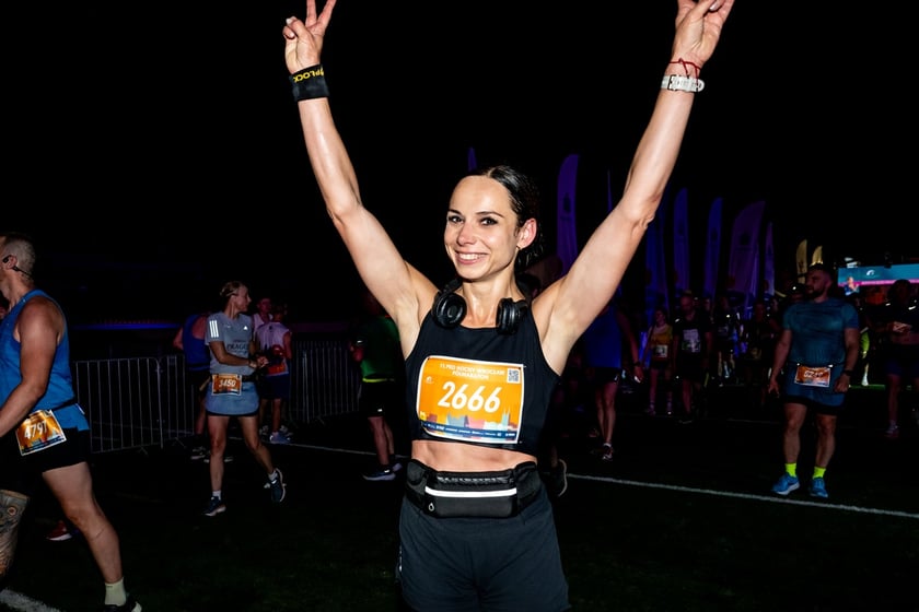 Uczestnicy 11. PKO Nocnego Wrocław Półmaratonu