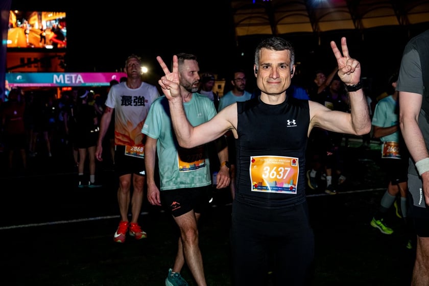 Uczestnicy 11. PKO Nocnego Wrocław Półmaratonu