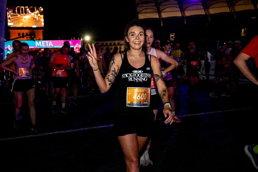 Uczestnicy 11. PKO Nocnego Wrocław Półmaratonu