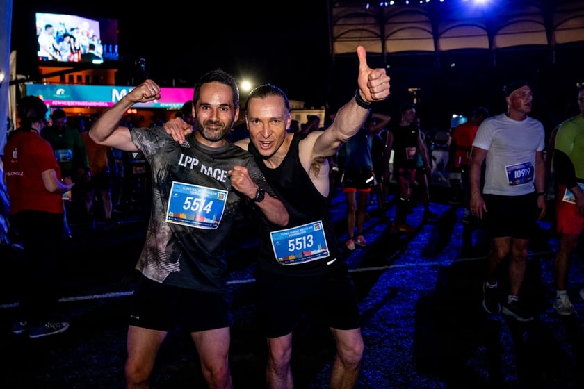 Uczestnicy 11. PKO Nocnego Wrocław Półmaratonu