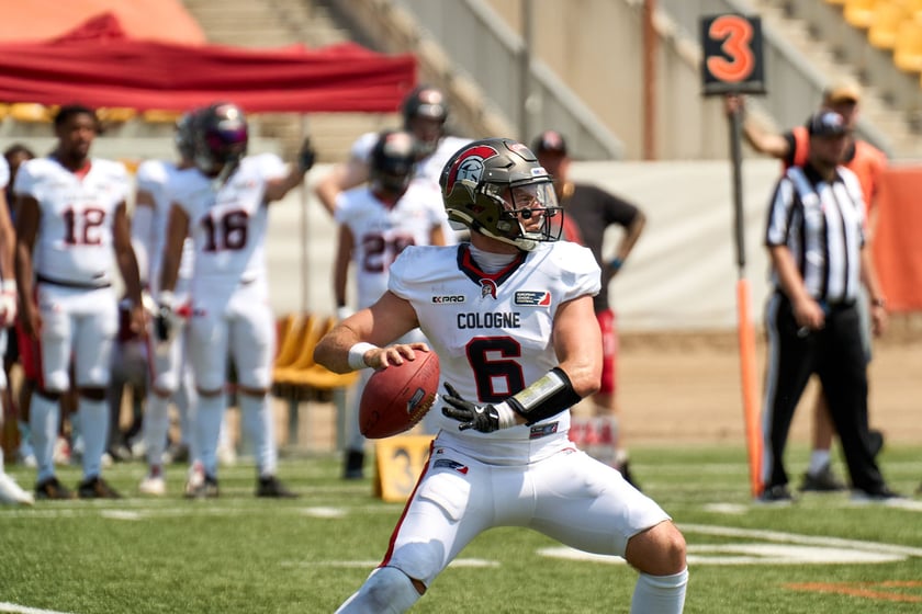 Kibice na meczu Panthers Wrocław z Centurions Cologne