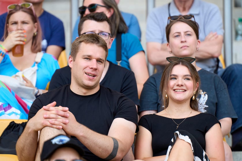 Kibice na meczu Panthers Wrocław z Centurions Cologne