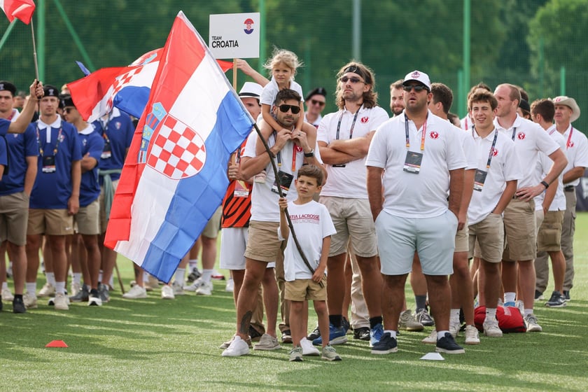 Mecz Polka vs. Cechy i ceremonia otwarcia ME w lacrossie, 9 lipca 2025