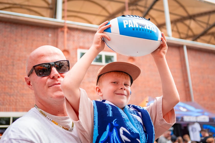 Panthers Wrocław - Vienna Wikings na Stadionie Olimpijskim - 19.07.2025. Zdjęcia z meczu oraz kibiców