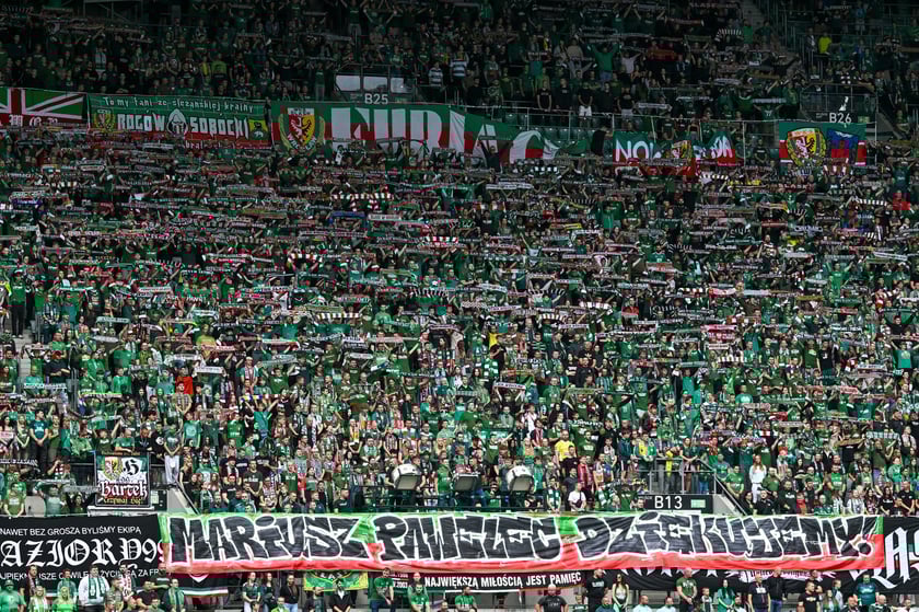 Mecz Śląsk Wrocław - Ruch Chorz&oacute;w 3 sierpnia na Tarczyński Arenie. Zdjęcia kibic&oacute;w
