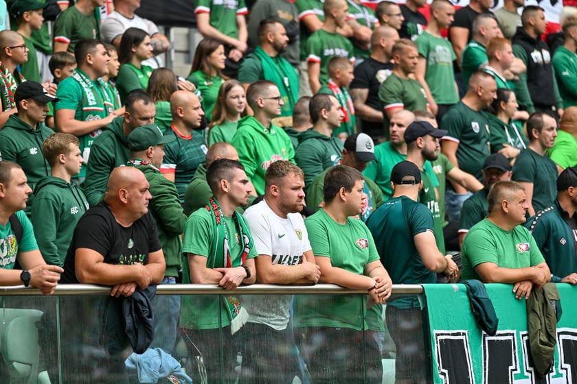 Mecz Śląsk Wrocław - Ruch Chorz&oacute;w 3 sierpnia na Tarczyński Arenie. Zdjęcia kibic&oacute;w