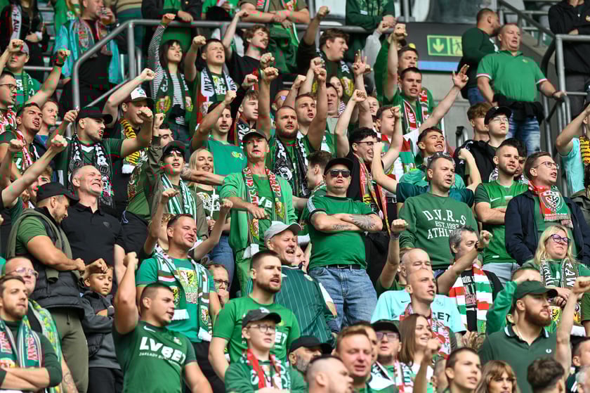 Mecz Śląsk Wrocław - Ruch Chorz&oacute;w 3 sierpnia na Tarczyński Arenie. Zdjęcia kibic&oacute;w