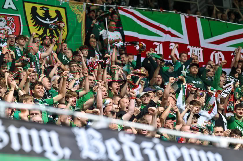Mecz Śląsk Wrocław - Ruch Chorz&oacute;w 3 sierpnia na Tarczyński Arenie. Zdjęcia kibic&oacute;w