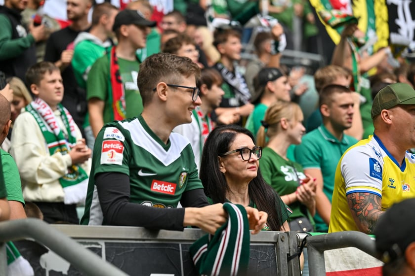 Mecz Śląsk Wrocław - Ruch Chorz&oacute;w 3 sierpnia na Tarczyński Arenie. Zdjęcia kibic&oacute;w