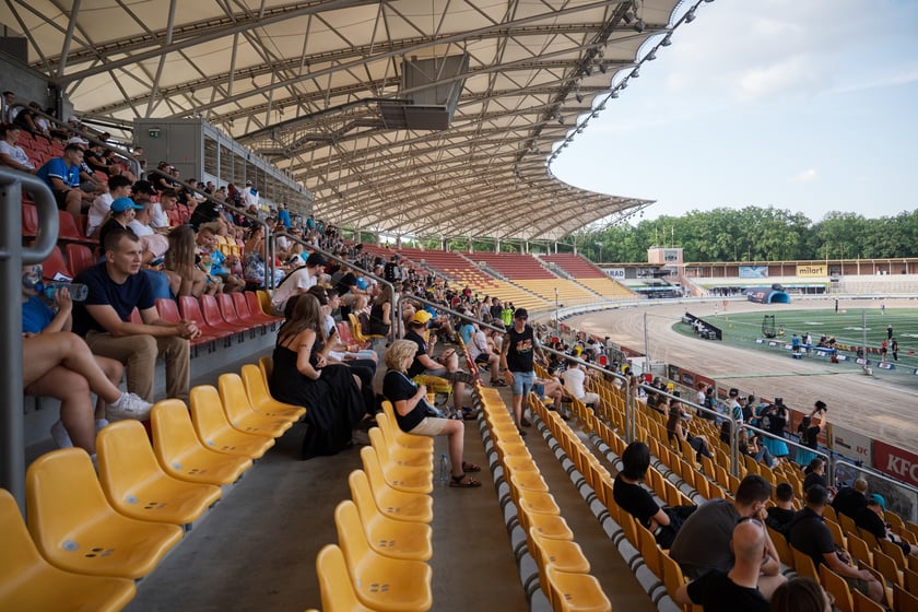 Mecz Panthers Wrocław - Munich Ravens na Stadionie Olimpijskim. Zdjęcia z meczu oraz kibiców, 16 sierpnia 2025 r.