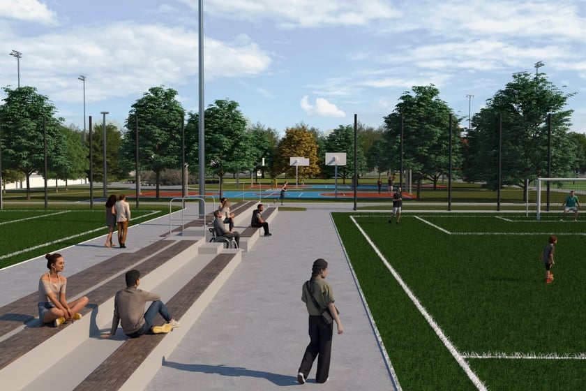 Stadion przy Lotniczej , wizualizacje