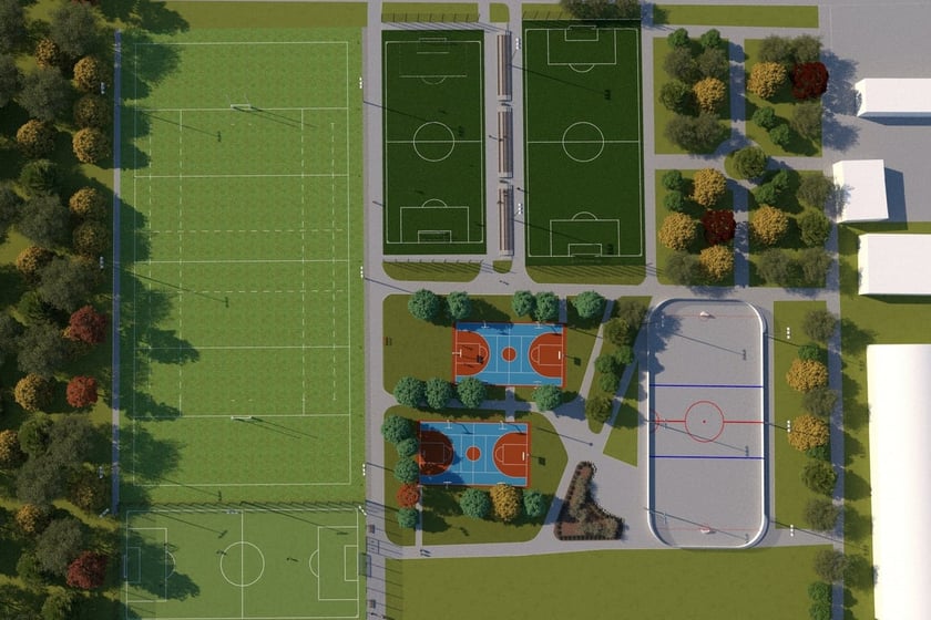 Stadion przy Lotniczej , wizualizacje