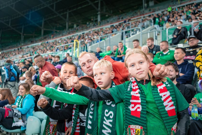 Mecz Śląska Wrocław z Puszczą Niepołomice