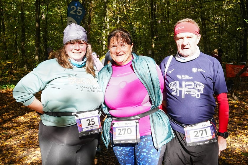 Bieg z cyklu City Trail w Lesie Osobowickim we Wrocławiu