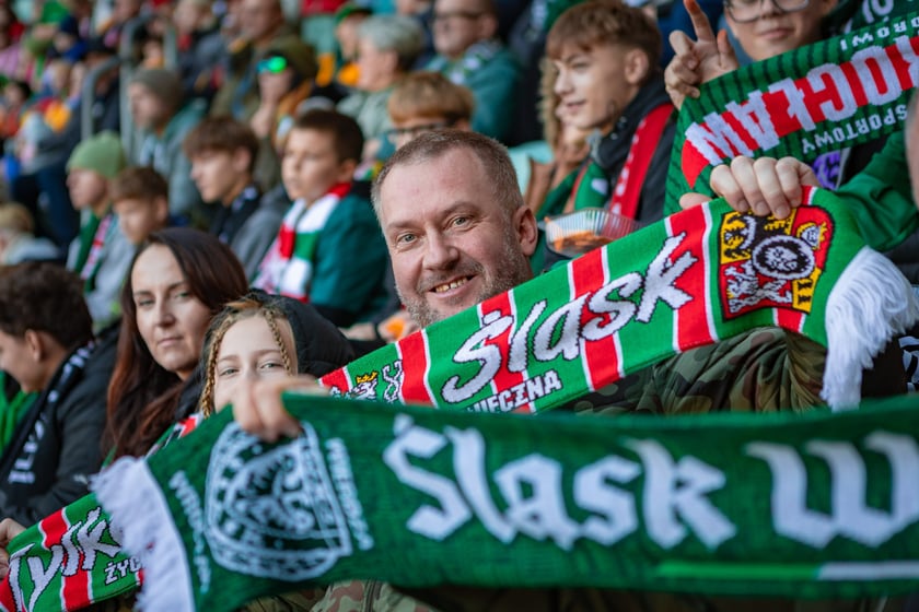Śląsk Wrocław - Stal Mielec. Zdjęcia kibiców (19.10.2025)
