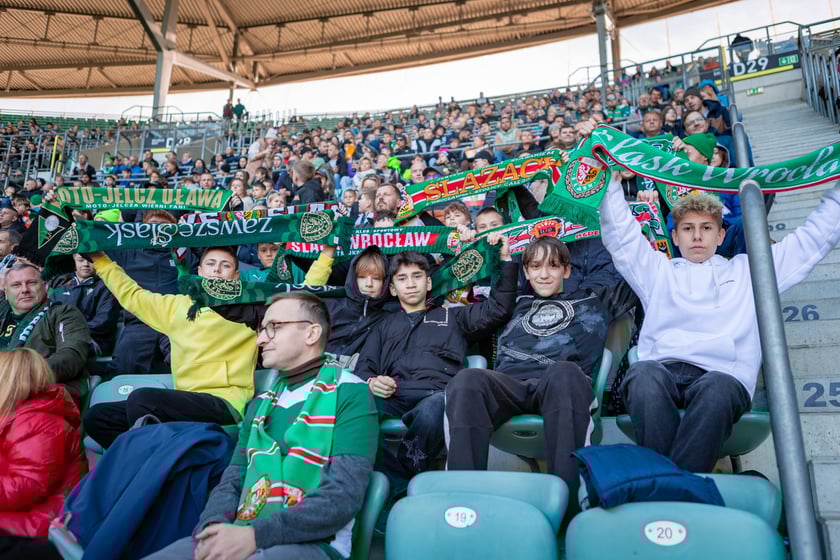 Śląsk Wrocław - Stal Mielec. Zdjęcia kibiców (19.10.2025)