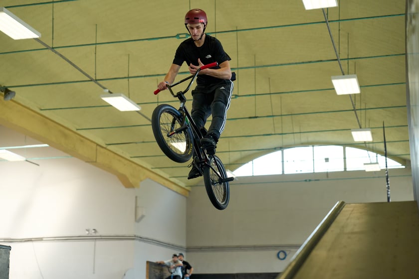 Zawodnicy z Polski i Europy podczas eliminacji BMX Freestyle Contest 2025