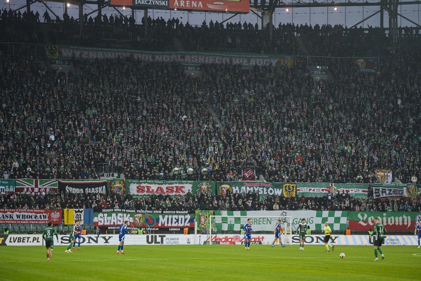 Mecz Śląsk Wrocław - Polonia Bytom na Tarczyński Arena