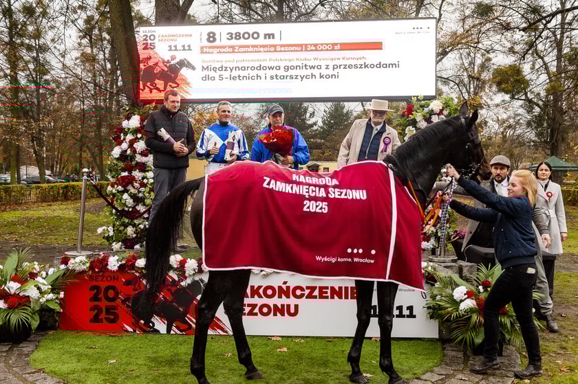 Ostatni dzień wyścigowy 11 listopada na wrocławskich Partynicach