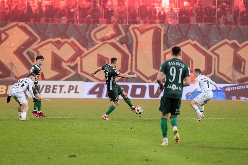 Mecz Śląsk Wrocław - Stal Rzeszów na Tarczyński Arena 8 grudnia 2025 r.