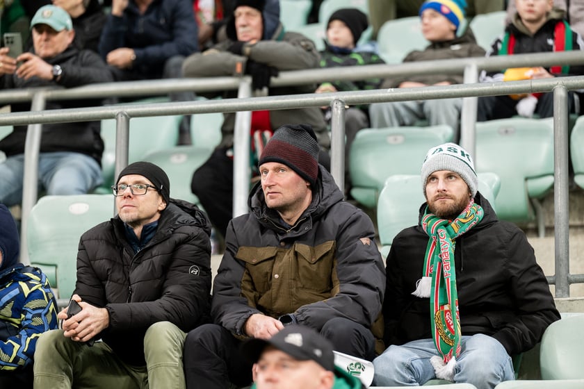 Powiększ obraz: Mecz Śląsk Wrocław - Stal Rzeszów na Tarczyński Arena 8 grudnia 2025 r.