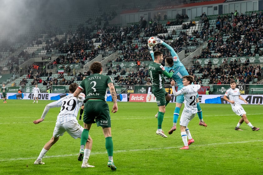 Mecz Śląsk Wrocław - Stal Rzeszów na Tarczyński Arena 8 grudnia 2025 r.