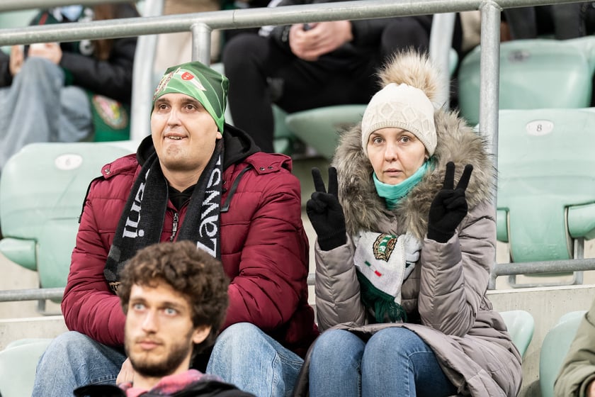 Powiększ obraz: Mecz Śląsk Wrocław - Stal Rzeszów na Tarczyński Arena 8 grudnia 2025 r.