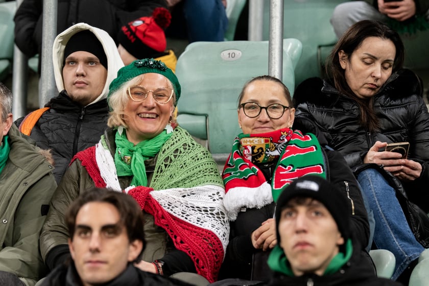 Powiększ obraz: Mecz Śląsk Wrocław - Stal Rzeszów na Tarczyński Arena 8 grudnia 2025 r.