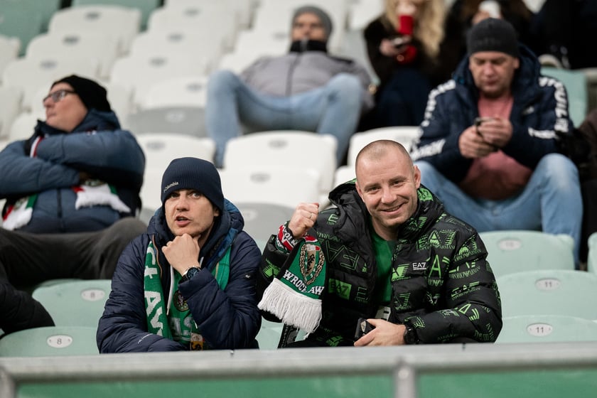 Powiększ obraz: Mecz Śląsk Wrocław - Stal Rzeszów na Tarczyński Arena 8 grudnia 2025 r.