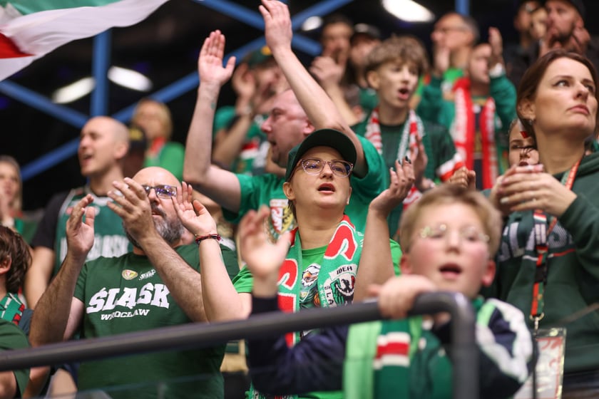 Powiększ obraz: Mecz Orlen Basket Ligi - Śląsk Wrocław - Dziki Warszawa w hali Orbita (23 grudnia 2025 r.).
