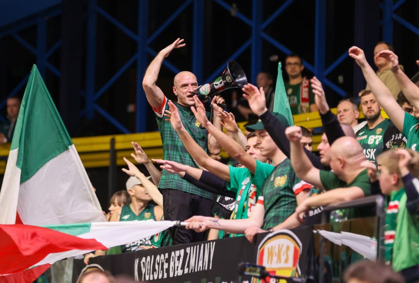 Powiększ obraz: Mecz Orlen Basket Ligi - Śląsk Wrocław - Dziki Warszawa w hali Orbita (23 grudnia 2025 r.).